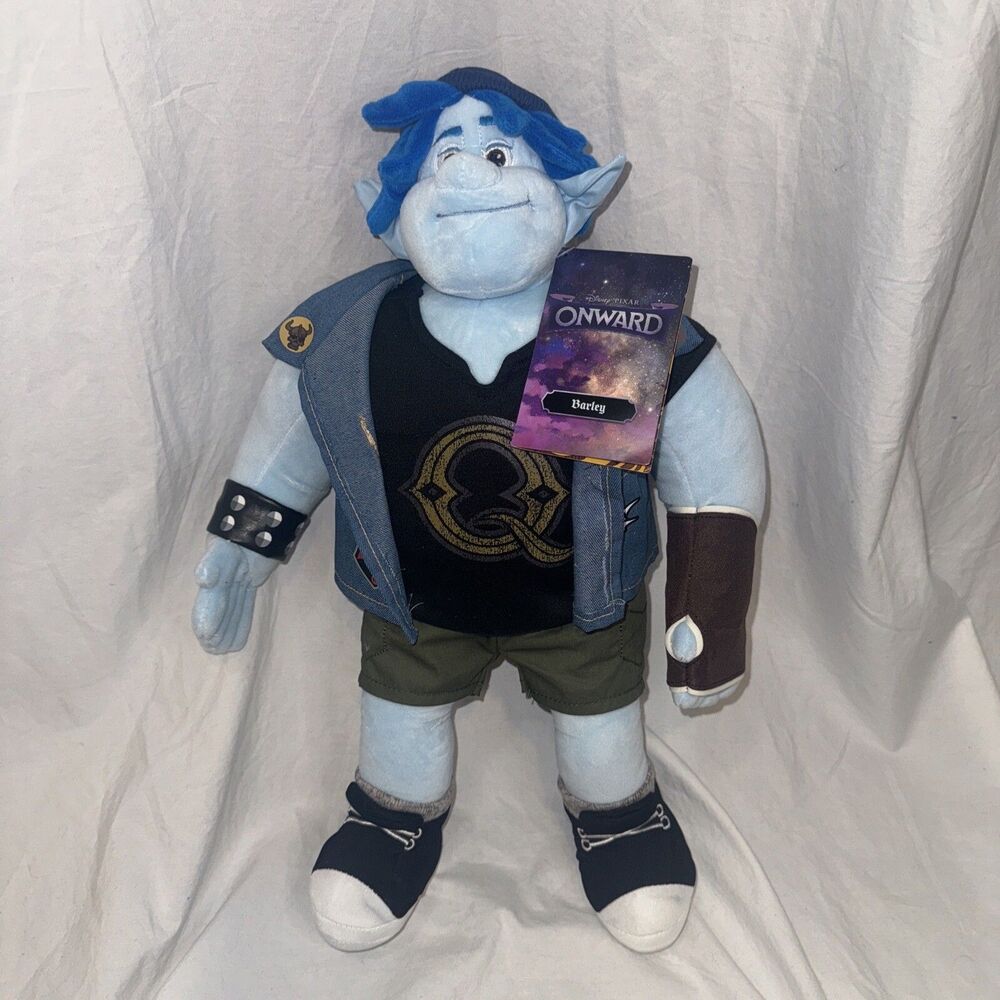 Disney Store Pixar Onward – Barley Lightfoot Plush Medium 18" Plush Toy NWT